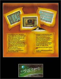 Box back cover for Leonardo on the Commodore Amiga.